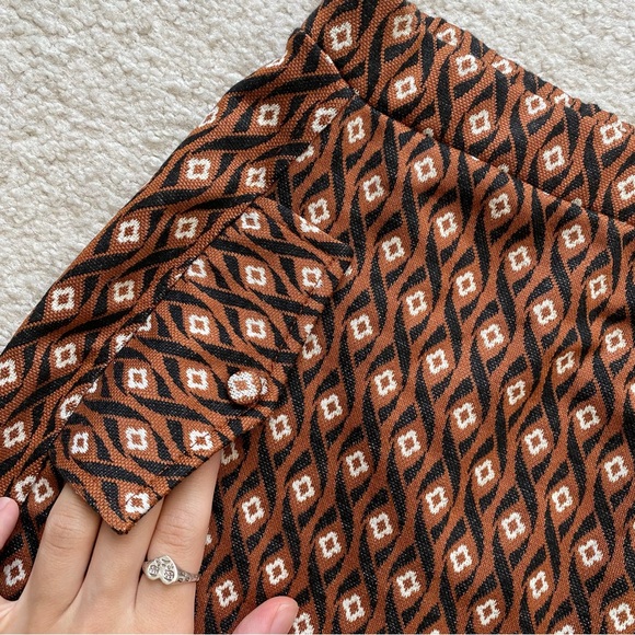 ZARA PATTERNED WOVEN SKORT (KIDS) - Picture 2 of 9